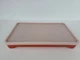 Vintage Tupperware Meat Keeper Burnt Orange #1292-8 -Lid #1293-7 (10.25x6.5x1.5)