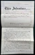 1898 antique LAND DEED SCHALCK-HOGENTOGLER columbia LANCASTER PA perry street