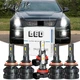 For 2014-2008 Cadillac CTS Sedan 6000K LED Headlight Bulbs Hi/Lo + Fog Lights Z8