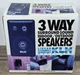 KLH 3 Way Surround Sound Indoor/Outdoor Speakers Model 403 NEW Open Box