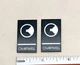 Chartwell LS 3/5A Speaker Grill Badge Logo Silver Custom Made Aluminum Rogers