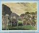 1898 Columbia Electric & Peugeot at Newport RI Humble Oil print 1960s Saalburg