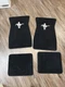 New, 1965 - 1973 Ford Mustang Black Carpet Floor Mats Pony Logo Set of 4 New, 1965 - 1973 Ford Mustang Black Carpet Floor Mats Pony Logo Set of 4