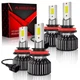 For Cadillac CTS CT-S 2008-2014 Combo 6000K LED Headlight Bulbs High Low Beam