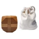 WE Games Solid Wood 3D Cube Puzzle with Slanted Corners WE Games Solid Wood 3D Cube Puzzle with Slanted Corners