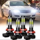 For Cadillac CTS CT-S 2008-2014 Combo 6000K LED Headlight Bulbs High Low Beam 4X