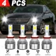 For Cadillac CTS 2008-2014 - 6000K 4pc LED Headlight High & Low Beam Bulbs Combo