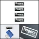 Rogers LS3/5A logo badge Sticker Decal DIY waterproof 35mm(1.37")X15mm(0.59")