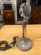 Astatic D-104 Microphone T-UG8 Stand Gray Chrome CB Ham Radio Desk Base