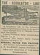 1898 Regulator Line Columbia River Steamer Dalles J N Harney Portland B Ad RS1