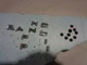 Vintage 60's Pontiac Grand Prix Fender Quarter emblem letters 9770892 63102 OEM