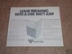 Cerwin Vega 211 R Speaker Brochure, 1974, specs, 1 page