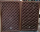 Sansui SP-x6000 speakers Working fine, Bad shape Cabinets/one tweeter pushed in