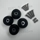 4 New FEET w/ hardware for Sansui G-8700DB G-9700 G-8700  Heavy-Duty Foot Parts