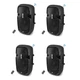 Pyle Portable 10 In Bluetooth 2 Way Full Range PA Cabinet Loud Speaker (4 Pack)
