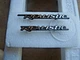 Vintage Speakers Parts - 2 Plastic Realistic Badges from Optimus 1000 Speakers Vintage Speakers Parts - 2 Plastic Realistic Badges from Optimus 1000 Speakers