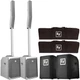 Electro-Voice Evolve 50 Bluetooth White Column PA Systems w/ Subwoofer Covers Electro-Voice Evolve 50 Bluetooth White Column PA Systems w/ Subwoofer Covers
