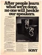 1977 Sony Stereo Speakers Vintage Magazine Ad SSU-3000 and SSU-4000 Speakers 1977 Sony Stereo Speakers Vintage Magazine Ad SSU-3000 and SSU-4000 Speakers