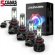 4x LED Headlight High Low Beam Bulbs 6000K White For Cadillac CTS 2003 - 2007