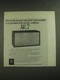 1974 AR Acoustic Research AR-7 Speakers Ad - Accurate sound