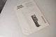 Original B&W-BOWERS AND WILKINS SERIES 500 DM560 BOOKSHELF SPEAKER User's Manual Original B&W-BOWERS AND WILKINS SERIES 500 DM560 BOOKSHELF SPEAKER User's Manual
