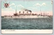 Postcard U.S.S. Columbia Battle Ship 1898