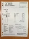 ORIGINAL SERVICE MANUAL & SCHEMATIC KENWOOD LS-S500 SPEAKER SYSTEM D515 ORIGINAL SERVICE MANUAL & SCHEMATIC KENWOOD LS-S500 SPEAKER SYSTEM D515