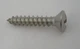 100 Stainless Steel Phillips Oval Head Tapping Screw #12 x 1"