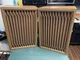 Vintage Kenwood KL-888D Speakers Japan Wood Looking Lattice Grilles. Vintage Kenwood KL-888D Speakers Japan Wood Looking Lattice Grilles.
