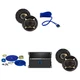 Jensen (2 Pairs) JS65T 6.6" 3-Way Speakers with JA4B 4-Ch Amp & Wiring Kit Jensen (2 Pairs) JS65T 6.6" 3-Way Speakers with JA4B 4-Ch Amp & Wiring Kit