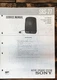 Sony SRS-27 Speaker  Service Manual *Original*