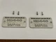 Marantz HD440 Speaker Parts - Name Plate / Badge with hardware Marantz HD440 Speaker Parts - Name Plate / Badge with hardware