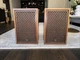 Vintage Sansui SP-30 2 Way Bookshelf Speakers Pair 8 Ohm 20W Wood Brown Japan