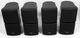 4 RCA Radio Shack 40-5025 Double Cube Swivel 2 WAY SPEAKERS Bookshelf or Mount