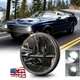 DOT Approved 130W 7" inch Round LED Headlight Hi-Lo for Ford Mustang 1965-1973 DOT Approved 130W 7" inch Round LED Headlight Hi-Lo for Ford Mustang 1965-1973