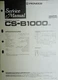 Pioneer CS-B1000 XC Service Manual Speaker System Original Pioneer CS-B1000 XC Service Manual Speaker System Original