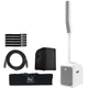 Electro-Voice Evolve50M Powered Column DJ PA Speaker White w Mixer & Sub Cover Electro-Voice Evolve50M Powered Column DJ PA Speaker White w Mixer & Sub Cover