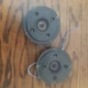 Pair Philips AD0161/T8 Dome Tweeters 8 Ohm &ndash;Vintage Belgium HiFi Speaker Drivers
