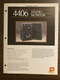 Vtg JBL 4406 Studio Monitor Speaker Professional Series Brochure Manual Hifi Vtg JBL 4406 Studio Monitor Speaker Professional Series Brochure Manual Hifi