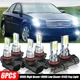 For Cadillac CTS 2003 - 2007 6000K 6X LED Headlight Hi/Lo+Fog Light Bulbs Kit