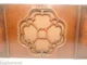 vIntage RCA VICTOR RE-45 part:  High Gloss Wood SPEAKER GRILL PANEL