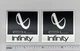 Infinity SL40 SL30 Speaker Badge Custom Made Aluminum Pair Infinity SL40 SL30 Speaker Badge Custom Made Aluminum Pair