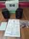 AIWA NOS SC-A9 Acoustic Suspension Speaker System Black AC/Battery Operated 
