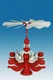 Pyramid Chandelier 5 Advent Angels Red Height 45cm NEW Table Pyramid Christmas Pyramid Chandelier 5 Advent Angels Red Height 45cm NEW Table Pyramid Christmas