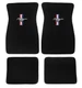 New! 1965-1973 Ford Mustang Black Carpet Floor Mats Set of 4 Running Horse Logo New! 1965-1973 Ford Mustang Black Carpet Floor Mats Set of 4 Running Horse Logo