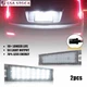 2X LED License Plate Light Rear Bumper Tag Lamp For Cadillac CTS Sedan 2008-2010
