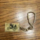 1898 Columbia 32 cent stamp Keychain Vintage USPS