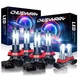 For 2008-2014 Cadillac CTS Sedan 6x 6000K LED Headlight Bulbs Hi/Low + Fog Light