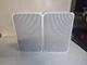 Realistic Minimus 7 Speakers White Pair Metal Cabinet Vintage Audio Realistic Minimus 7 Speakers White Pair Metal Cabinet Vintage Audio