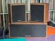 Technics SB-C11 and SB-S17 Simulated Wood Grain Cabinet Speakers - Vintage 